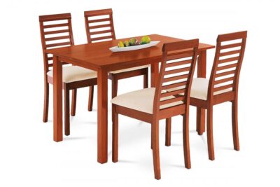 Jídelní set 1 + 4 v rustikálním stylu – masiv