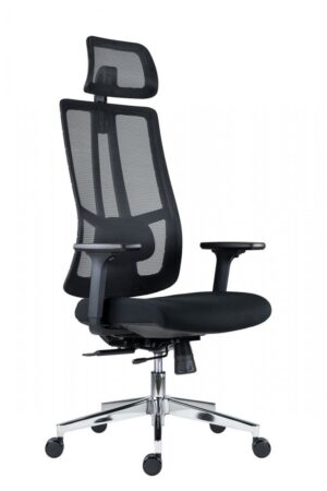 Kancelářská ergonomická židle RUBEN — černá