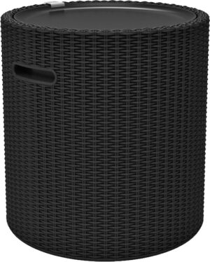 Zahradní stolek s úložným prostorem COOL STOOL — umělý ratan