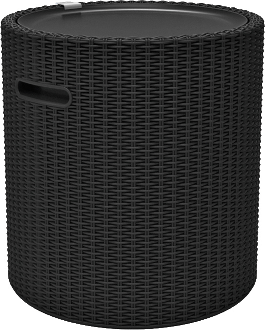 Zahradní stolek s úložným prostorem COOL STOOL — umělý ratan